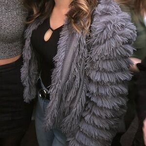GREYLIN FAUX FUR JACKET
